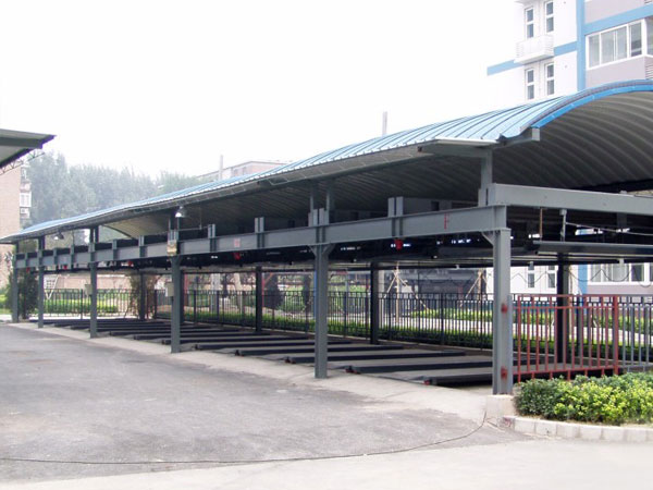 武汉怡景花园二层升降横移式室外型停车场